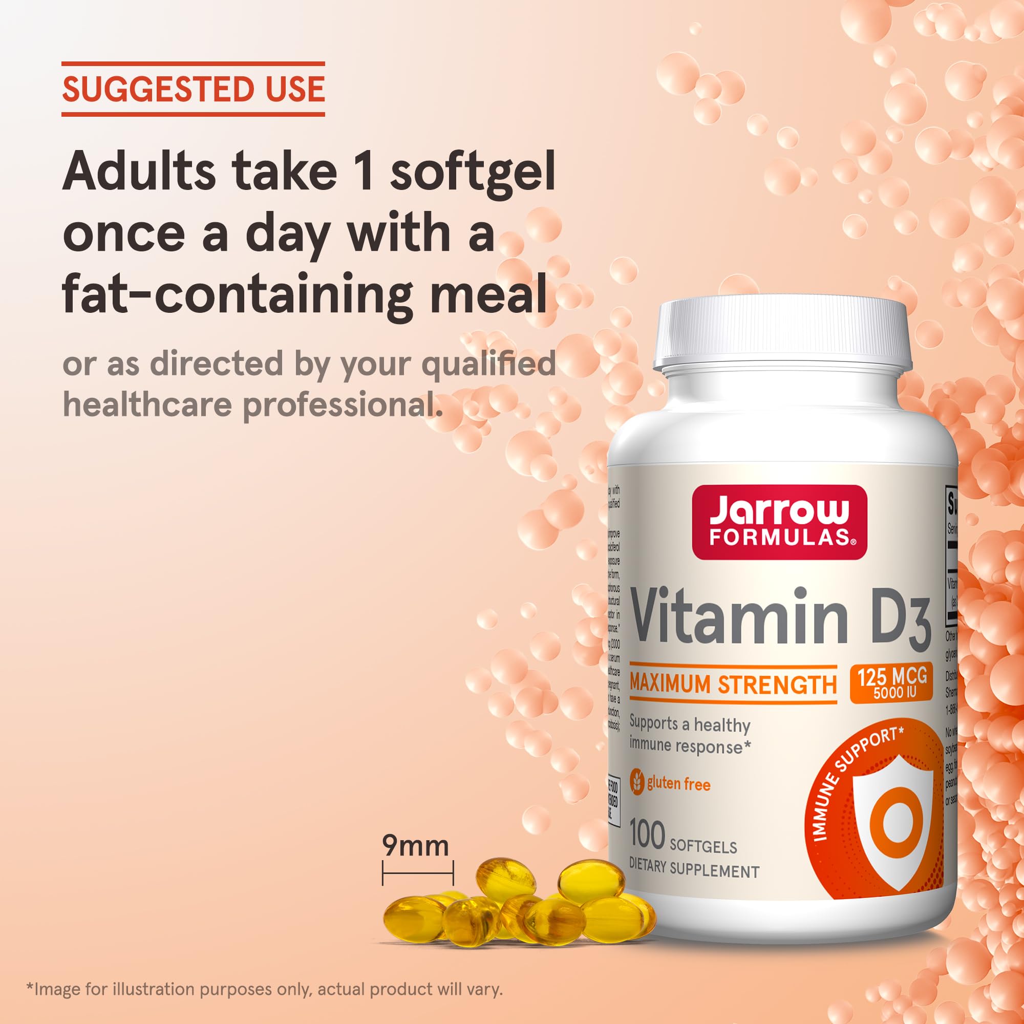 Jarrow Formulas suplemento junto a alimentos grasos para mejor absorción visual