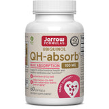 Jarrow Formulas envase frontal de QH‑Absorb Ubiquinol mostrando la marca y cantidad