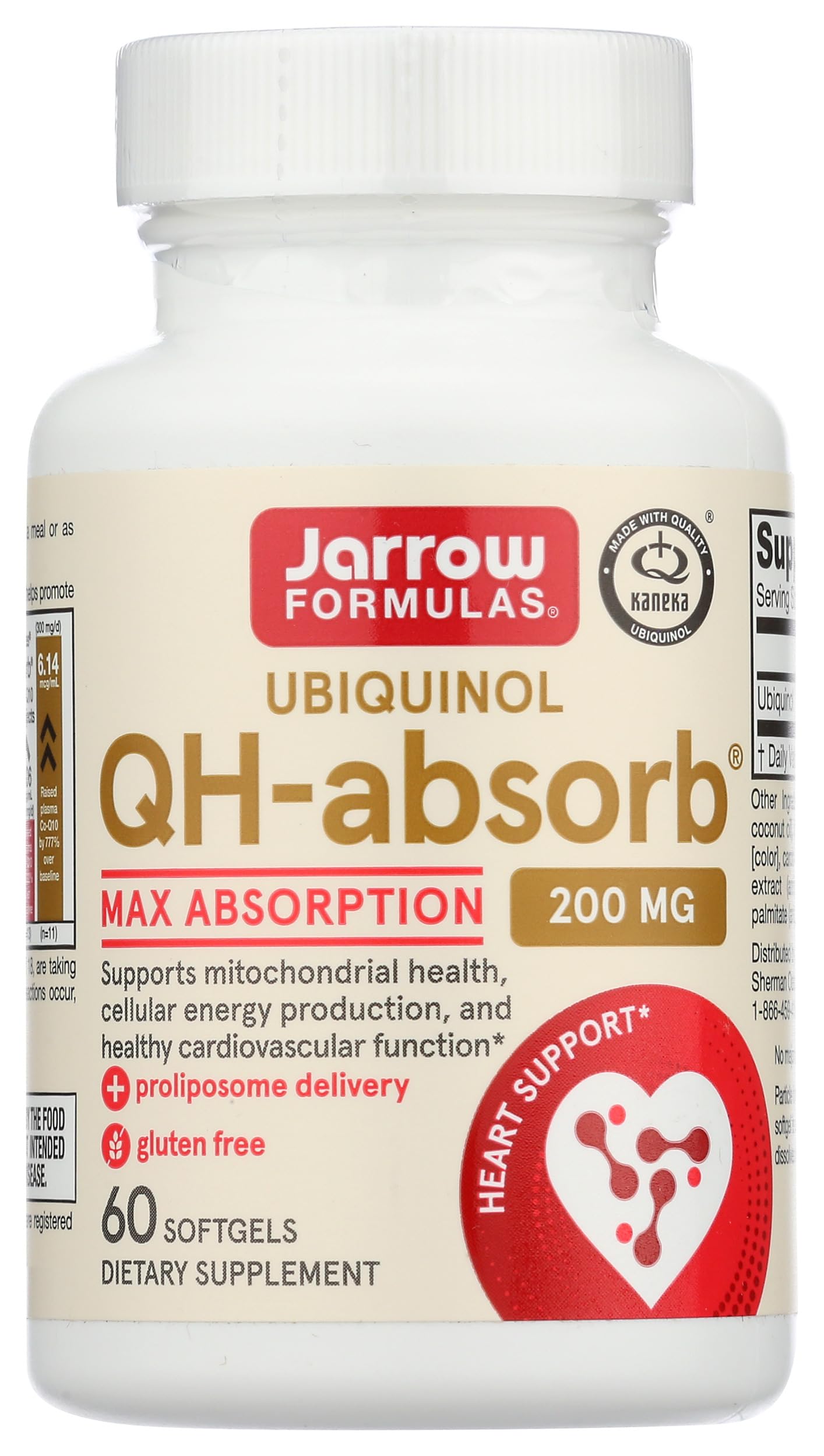 Jarrow Formulas mostrando el frente del empaque y fácil identificación del producto