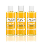 JASON aceite en entorno de baño indicando uso diario para piel nutrida