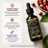 Etiqueta Javaberry enfocada en ingredientes y beneficio sin azúcares