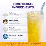 Javvy polvo de proteína textura fina que se disuelve fácilmente