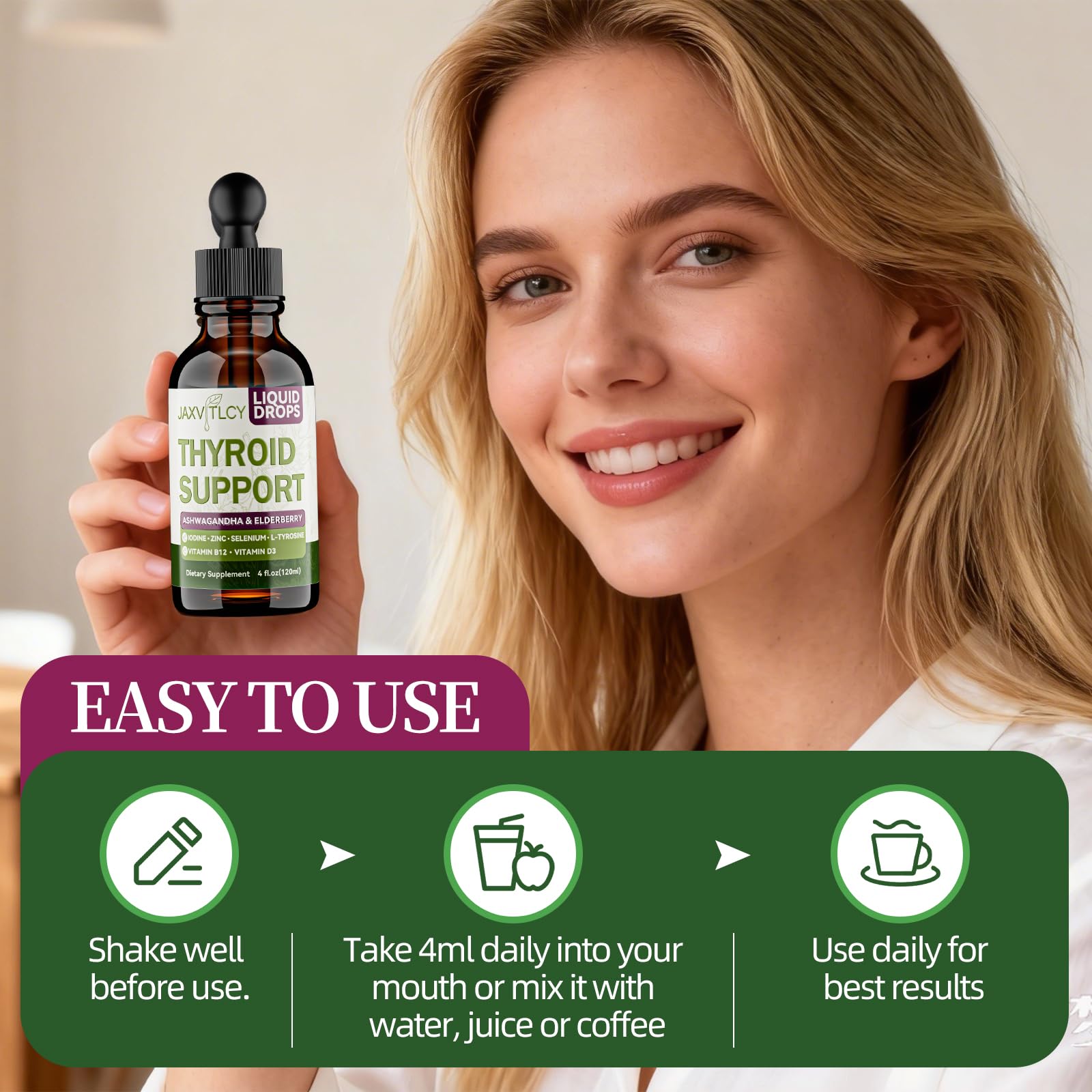 JAXVITLCY conjunto de ingredientes primarios mostrando origen y perfil