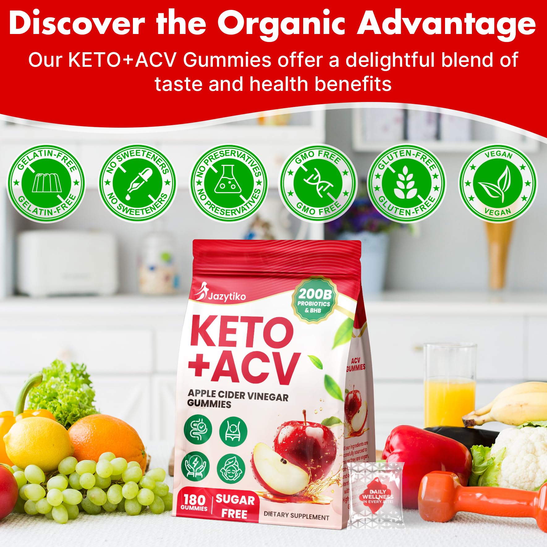 Jazytiko producto en mesa de desayuno keto que inspira integración