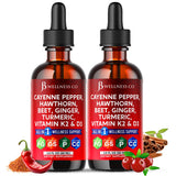 JB Wellness Co frasco frontal mostrando etiqueta y tamaño práctico