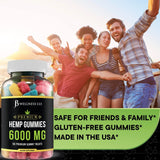 JB Wellness Co primer plano de textura de las gomitas, aspecto apetecible