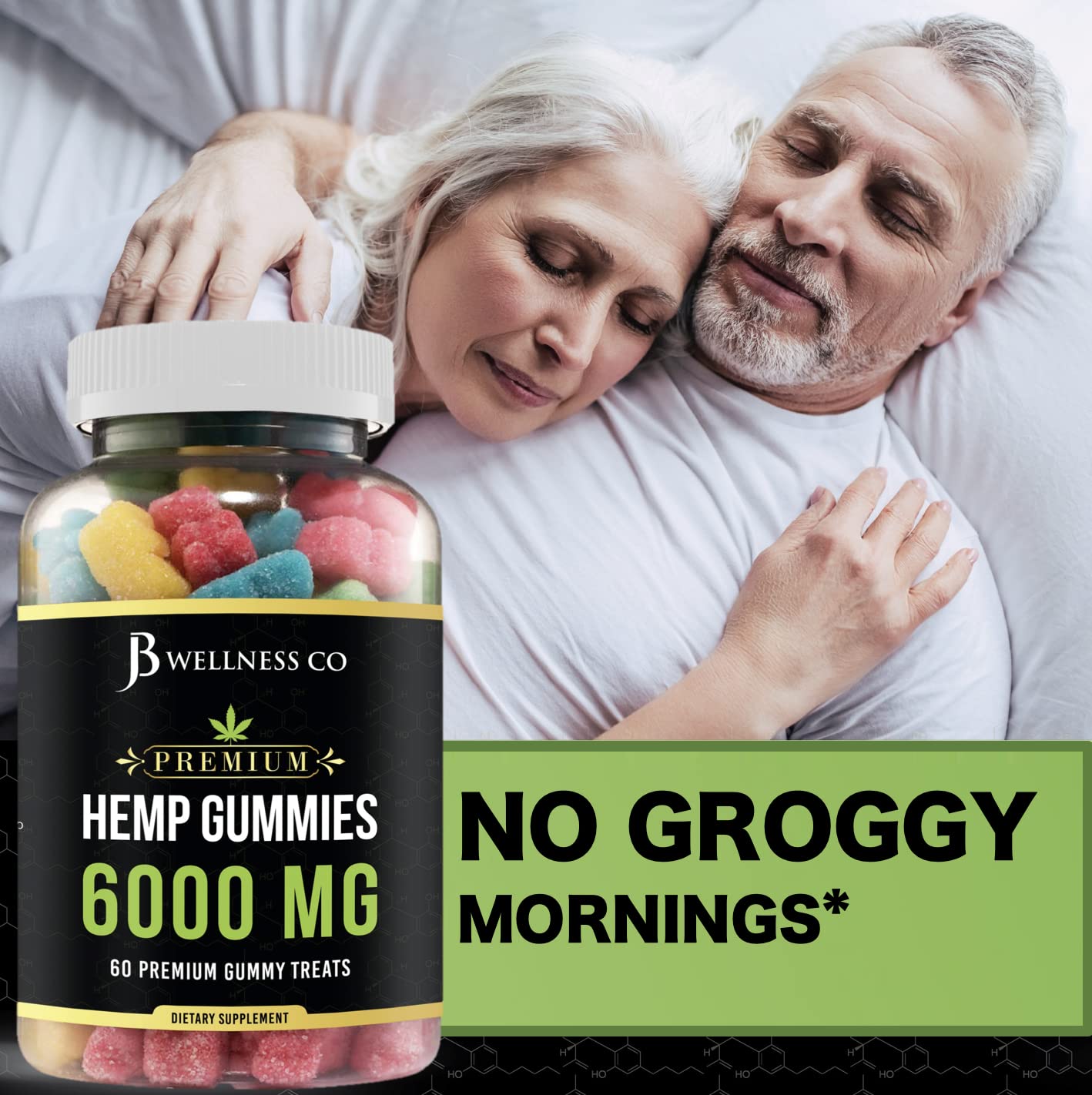 JB Wellness Co frasco en mesa de desayuno, sugiere integración diaria simple