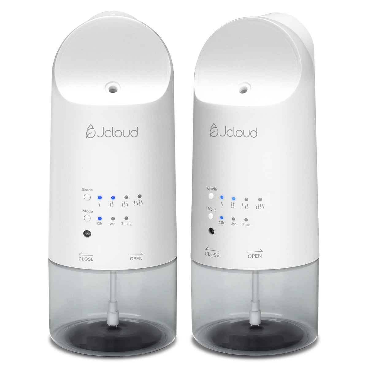 JCLOUD difusor enchufable frontal mostrando diseño compacto y elegante