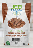 JEB FOODS paquete frente mostrando nueces de cola y frescura