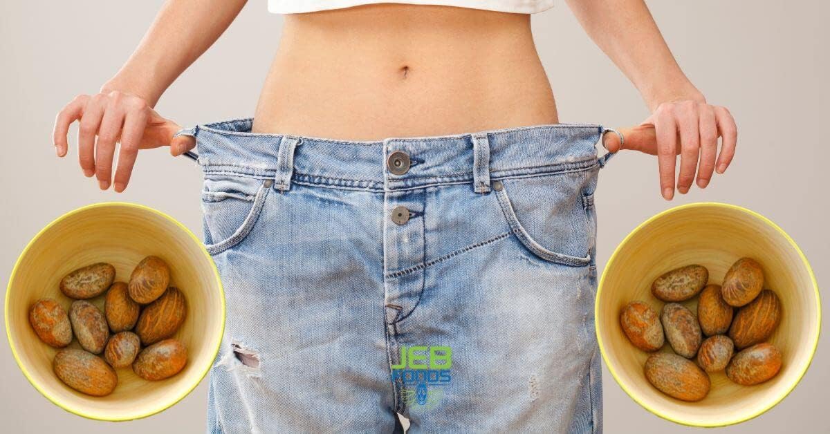 JEB FOODS rebanadas de bitter kola en plato, lista para cocinar