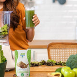 JEB FOODS detalle de etiqueta con instrucciones y origen, confianza y transparencia