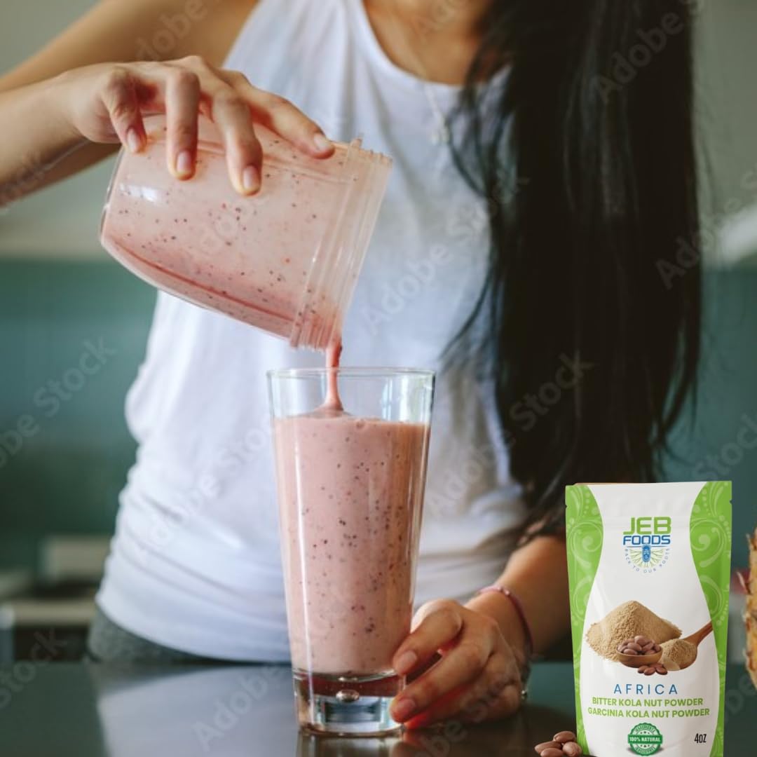 JEB FOODS polvo en cuchara listo para dosificar, facilita uso preciso en recetas