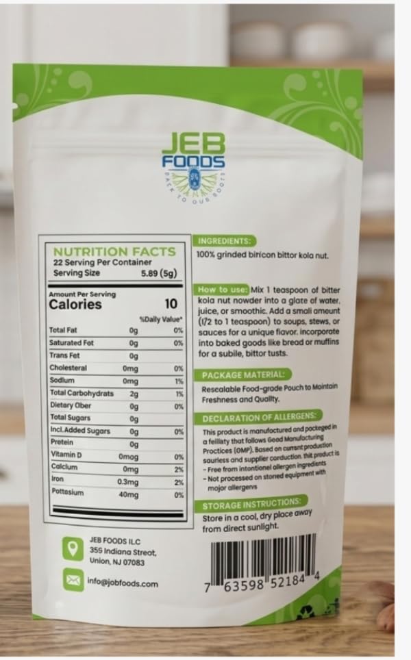 JEB FOODS textura del polvo en primer plano, textura fina para mezclar fácilmente