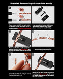 Jecanori pulsera brillando en luz tenue, aspecto pulido nocturno