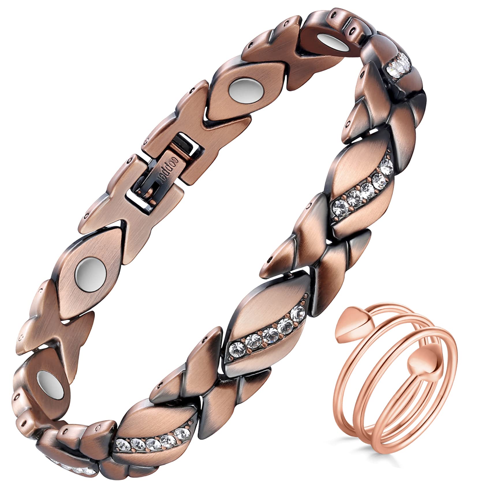Jecanori pulsera frontal en caja elegante, lista para regalo