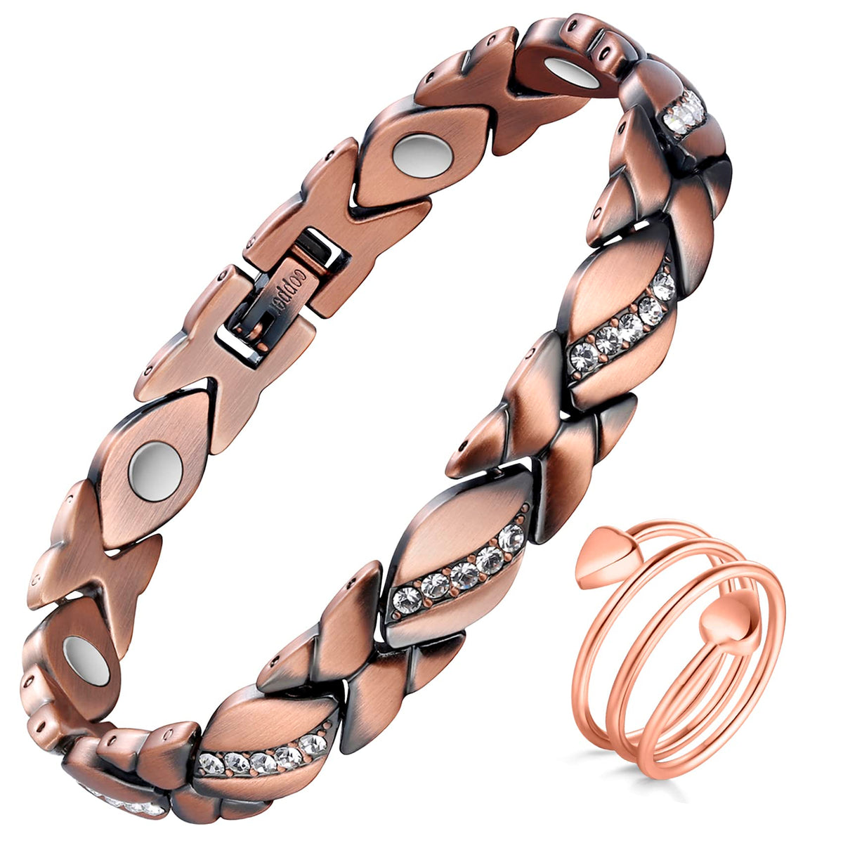 Jecanori pulsera frontal en caja elegante, lista para regalo