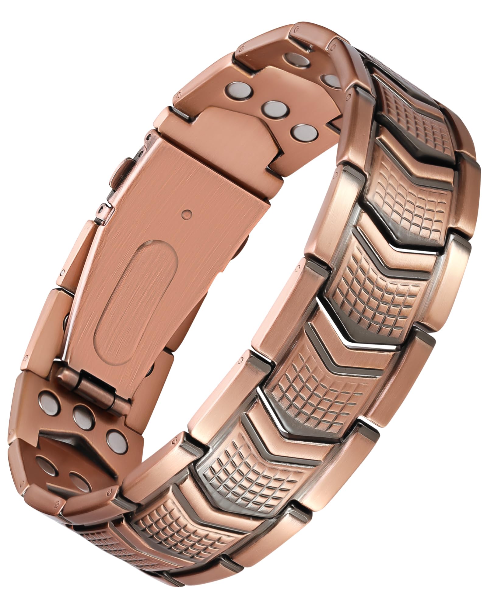 Jecanori pulsera frontal mostrando diseño masculino y beneficio estético