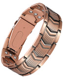 Jecanori pulsera frontal mostrando diseño masculino y beneficio estético