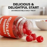 Jellylean botella abierta con gomitas visibles para uso inmediato