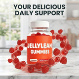Jellylean producto en mesa de cocina integrándolo a la rutina diaria