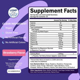 JerlyMush MoonChew etiqueta de ingredientes y vitaminas, claridad sobre la fórmula vegana