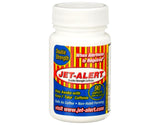 Jet-Alert caplet en la mano para mostrar escala y portabilidad, fácil de llevar