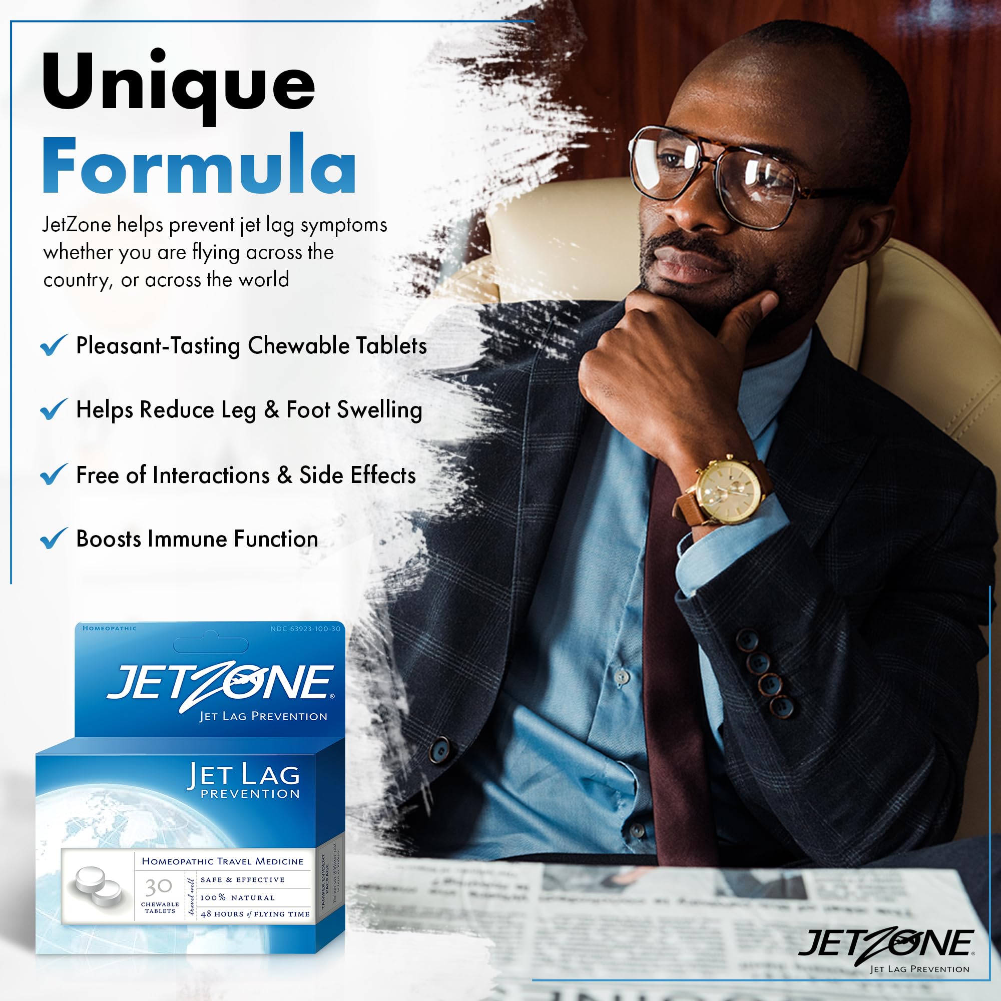 JetZone etiqueta con información de ingredientes y modo de uso claro