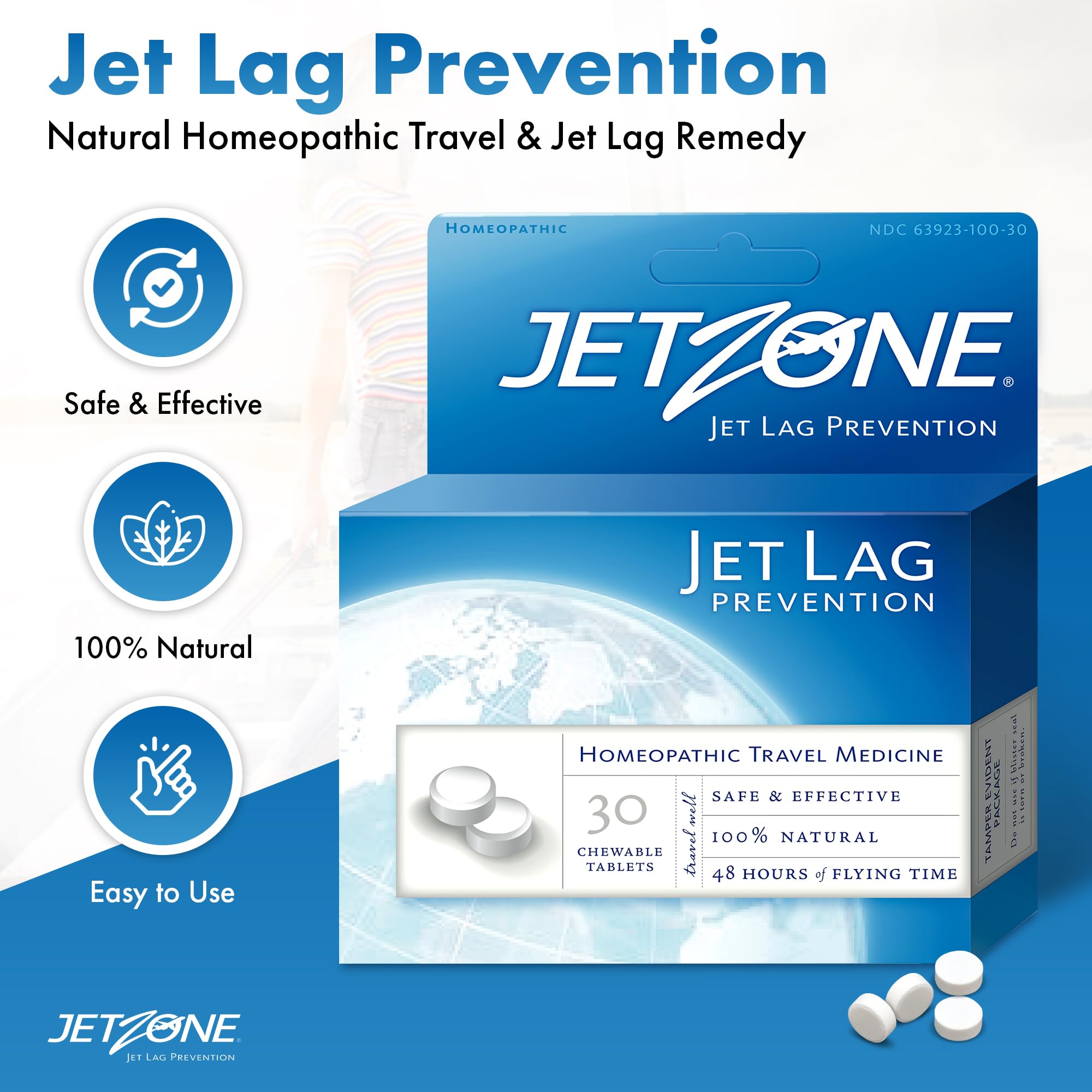 JetZone masticable detalle de textura que indica sabor agradable y facilidad