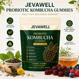 jevawell detalle de gomita textura y color, demuestra calidad masticable