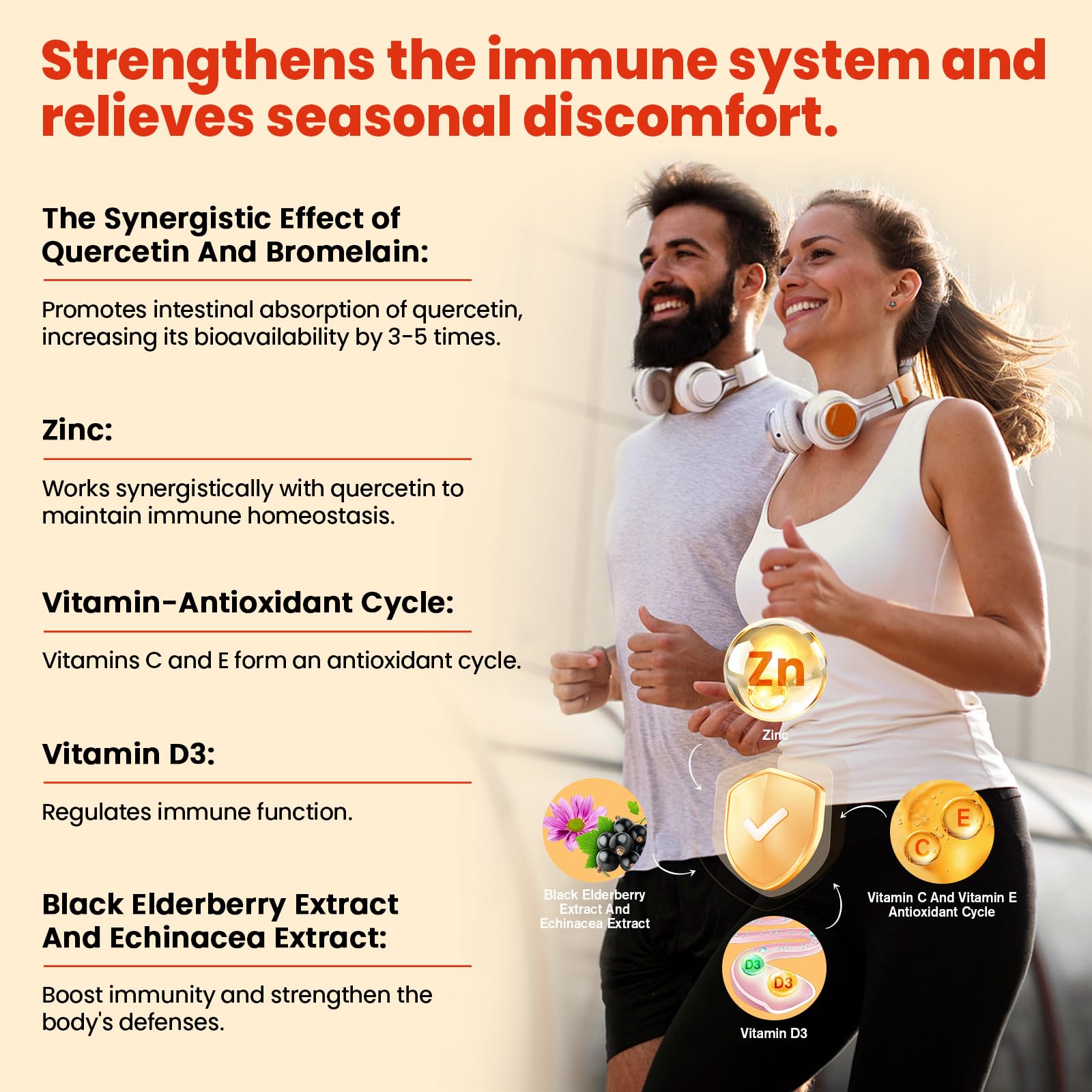 JIANKYTZ etiqueta con lista de ingredientes y vitaminas claras