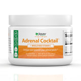 Envase Jigsaw Health Adrenal Cocktail mostrando diseño y porciones, ayuda a planificar consumo