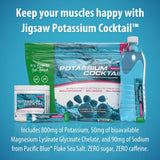 Jigsaw Health comparación visual con dos plátanos para mostrar el equivalente de potasio