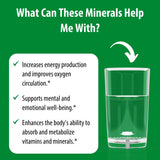Jigsaw Health etiqueta con lista de minerales y transparencia de ingredientes