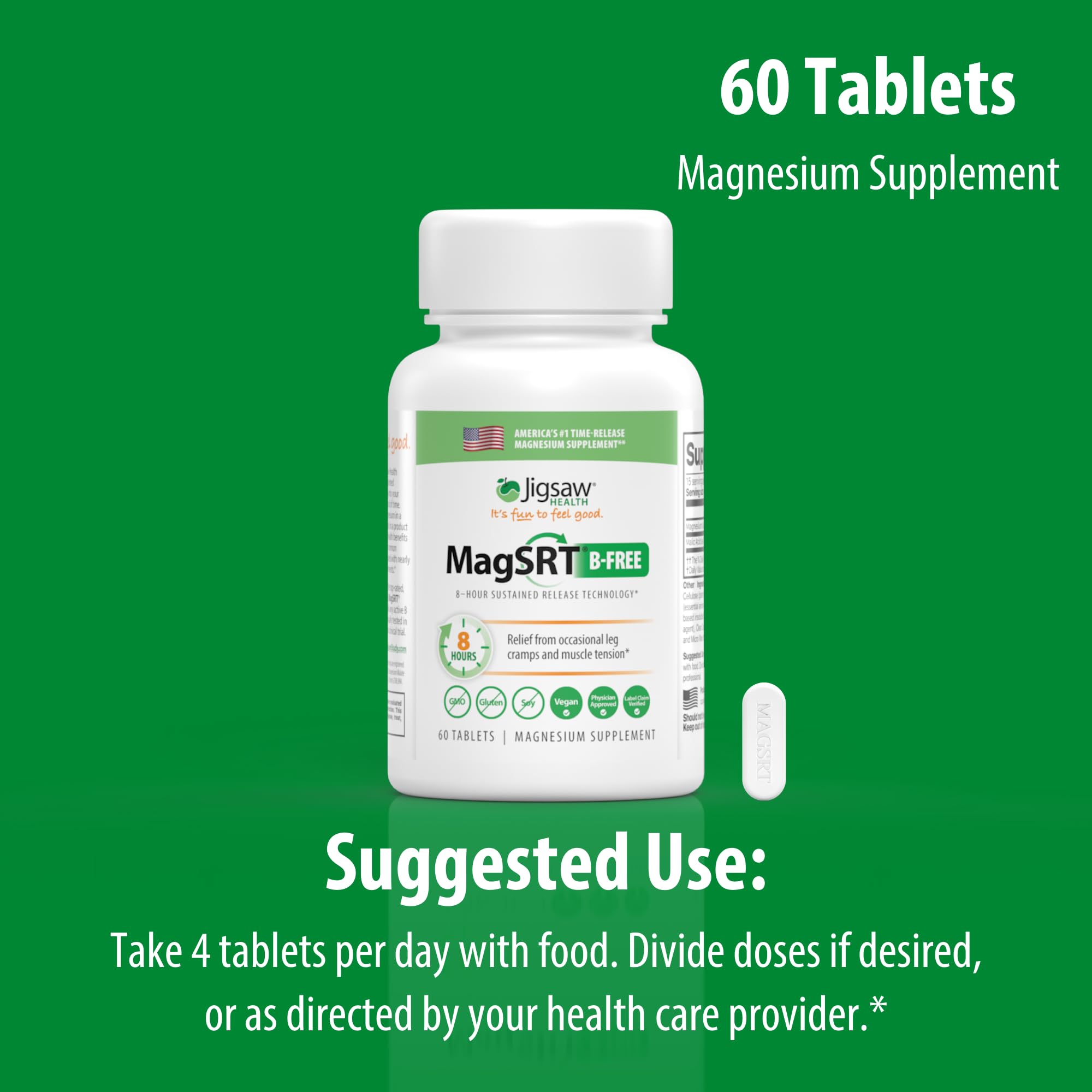 Jigsaw Health MagSRT junto a una taza y libreta en rutina diaria indicando uso versátil