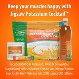 Jigsaw Health vaso servido con rodaja de naranja, sabor cítrico y sin azúcar