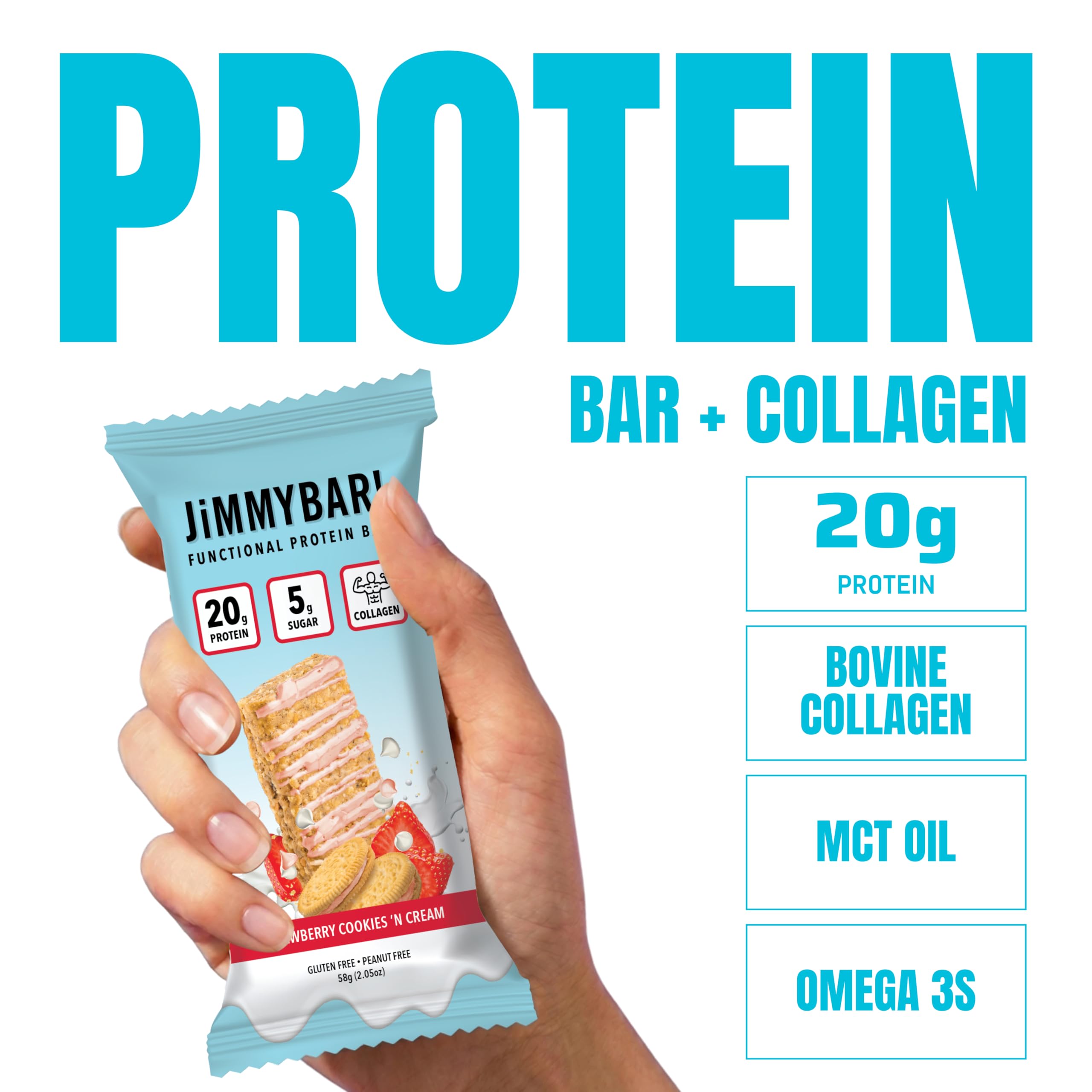 JIMMYBAR barra envuelta individualmente lista para llevar y consumir