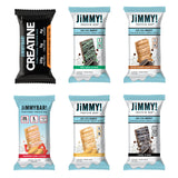 JIMMYBAR paquete de 24 barras al frente muestra variedad y conveniencia