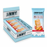 JIMMYBAR frente del paquete de 12 unidades mostrando diseño y conveniencia