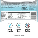 JIMMYBAR etiqueta nutricional legible para verificar proteínas y azúcares