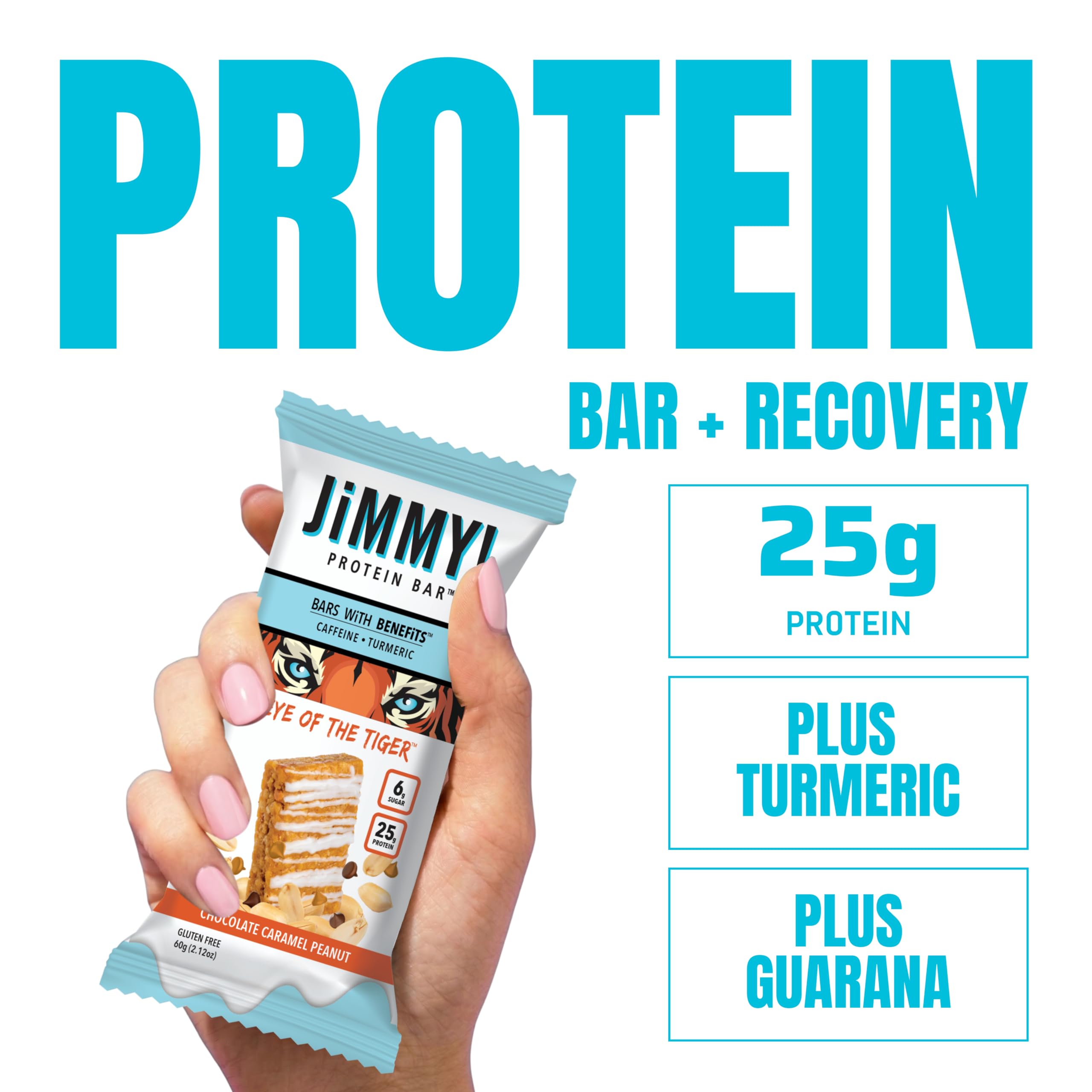 JIMMYBAR textura interior con cacahuetes reales y proteína visible