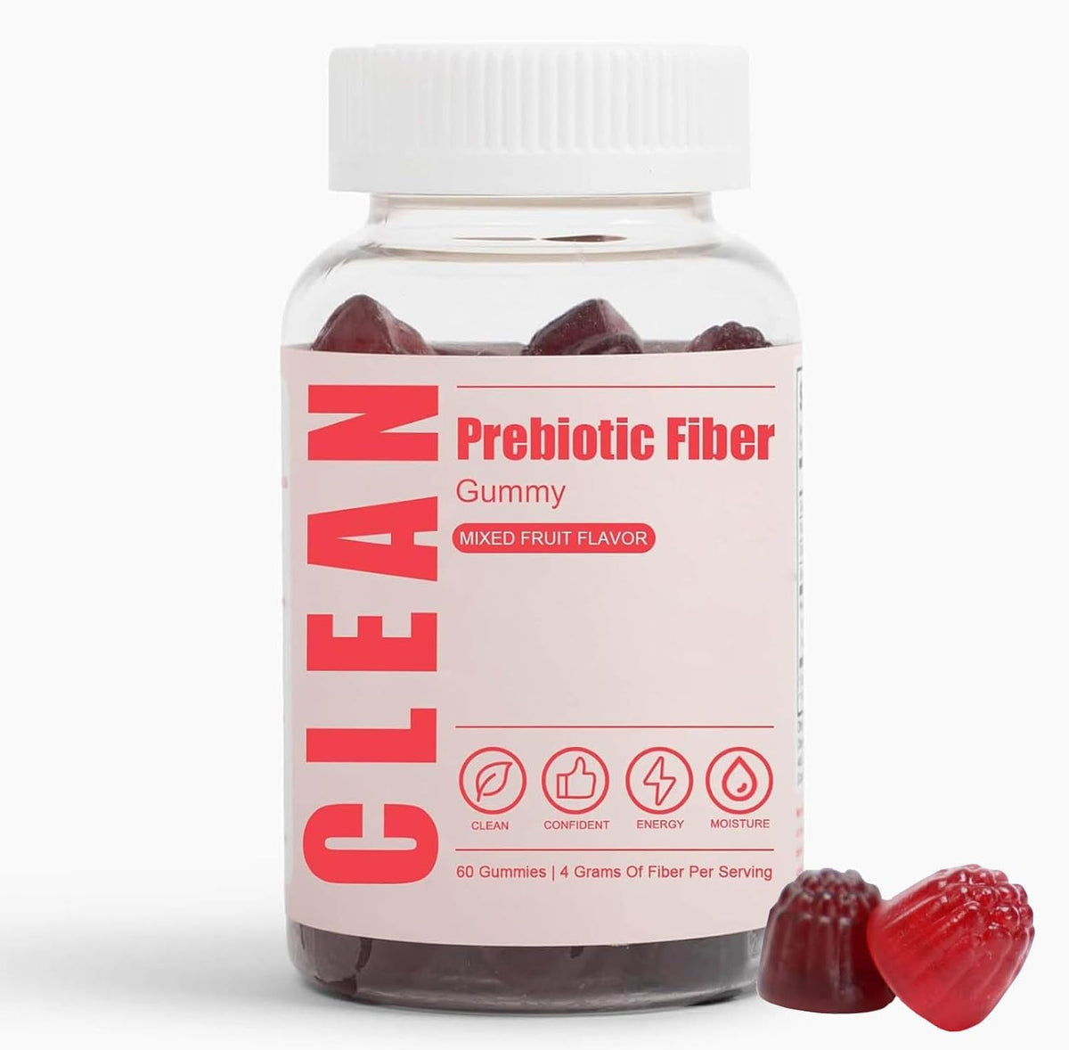 JINMAO envase frontal mostrando 60 gomitas y beneficios visibles