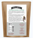 Jiva Organics comparativa de tamaño 1 lb para referencia del volumen