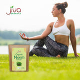Jiva Organics etiqueta con sellos y certificaciones orgánicas aporta confianza