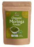 Jiva Organics bolsa de moringa 1.25 lb muestra presentación y frescura