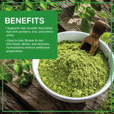 Jiva Organics cucharada de moringa polvo para dosificar con precisión