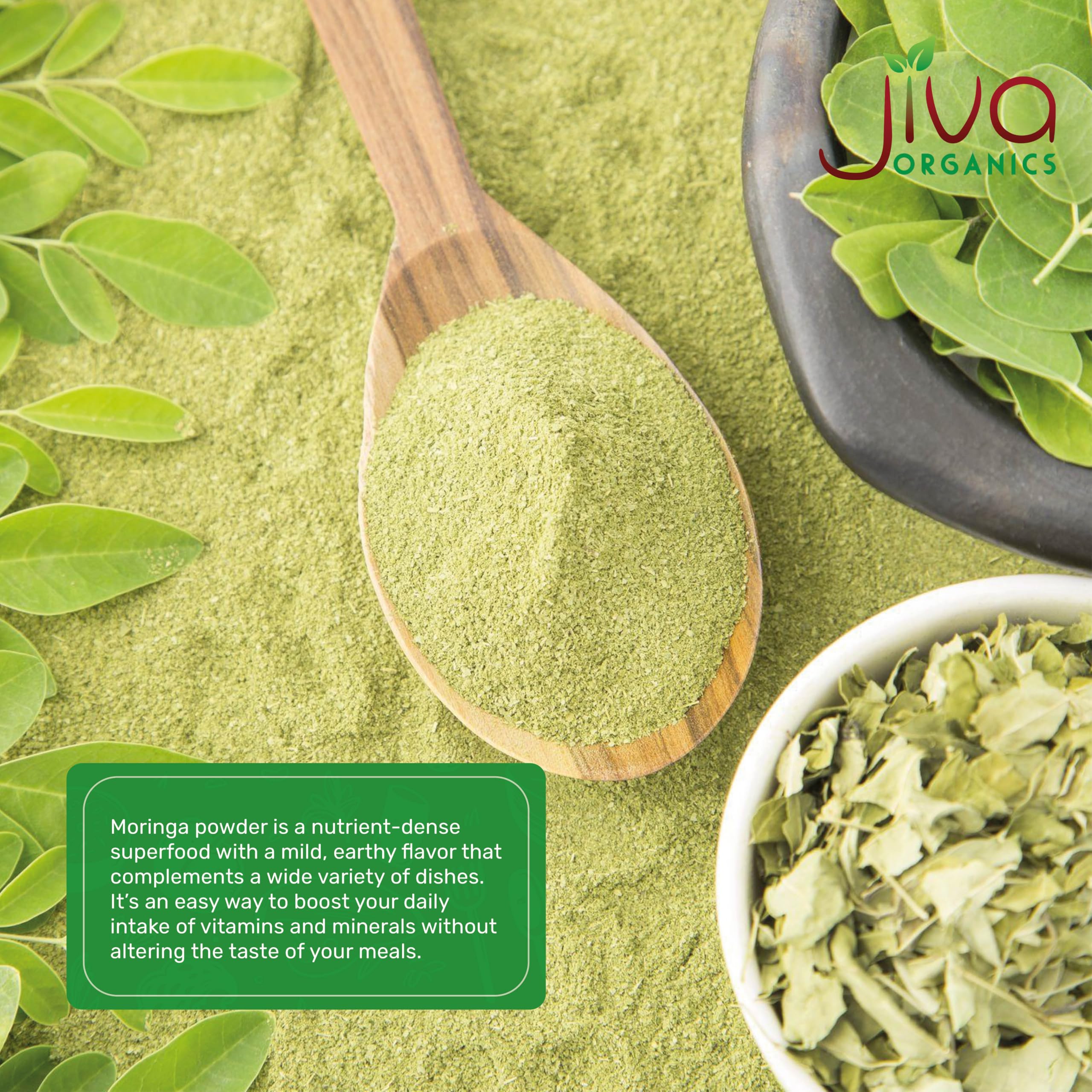 Jiva Organics etiqueta orgánica USDA en la bolsa destacando certificación