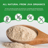 Jiva Organics etiqueta USDA Organic y Non-GMO confirmando certificaciones