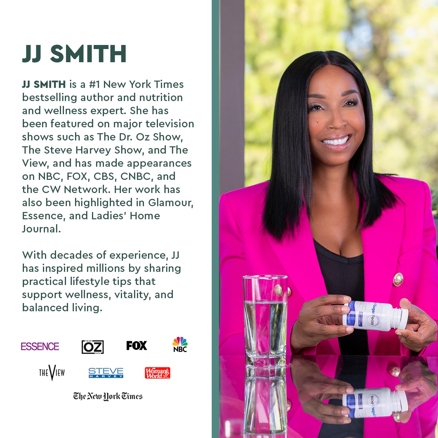 Health Focus JJ Smith usuario relajado tras uso que sugiere confort y bienestar