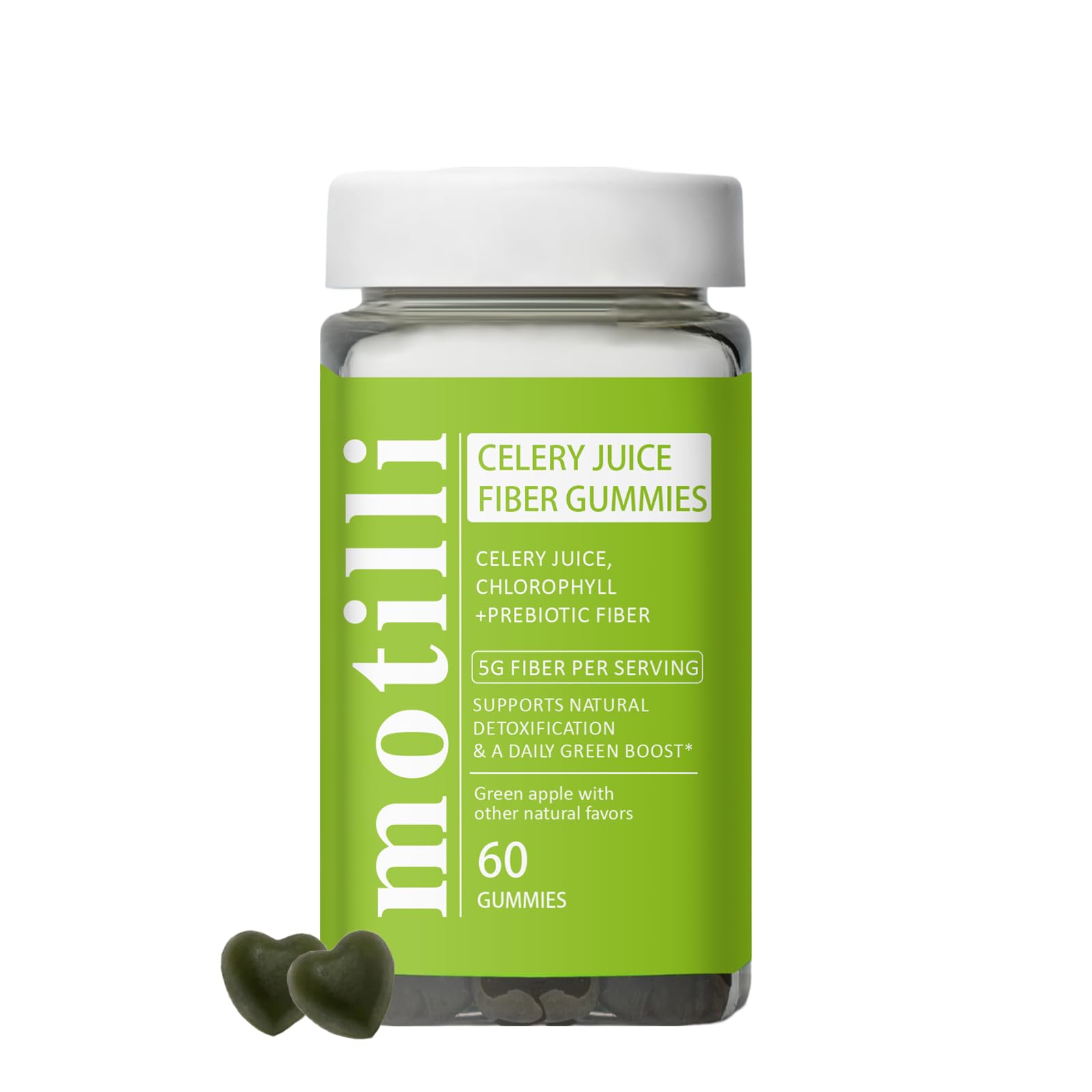 JLQJLQ packaging frontal mostrando gominolas y beneficios limpios
