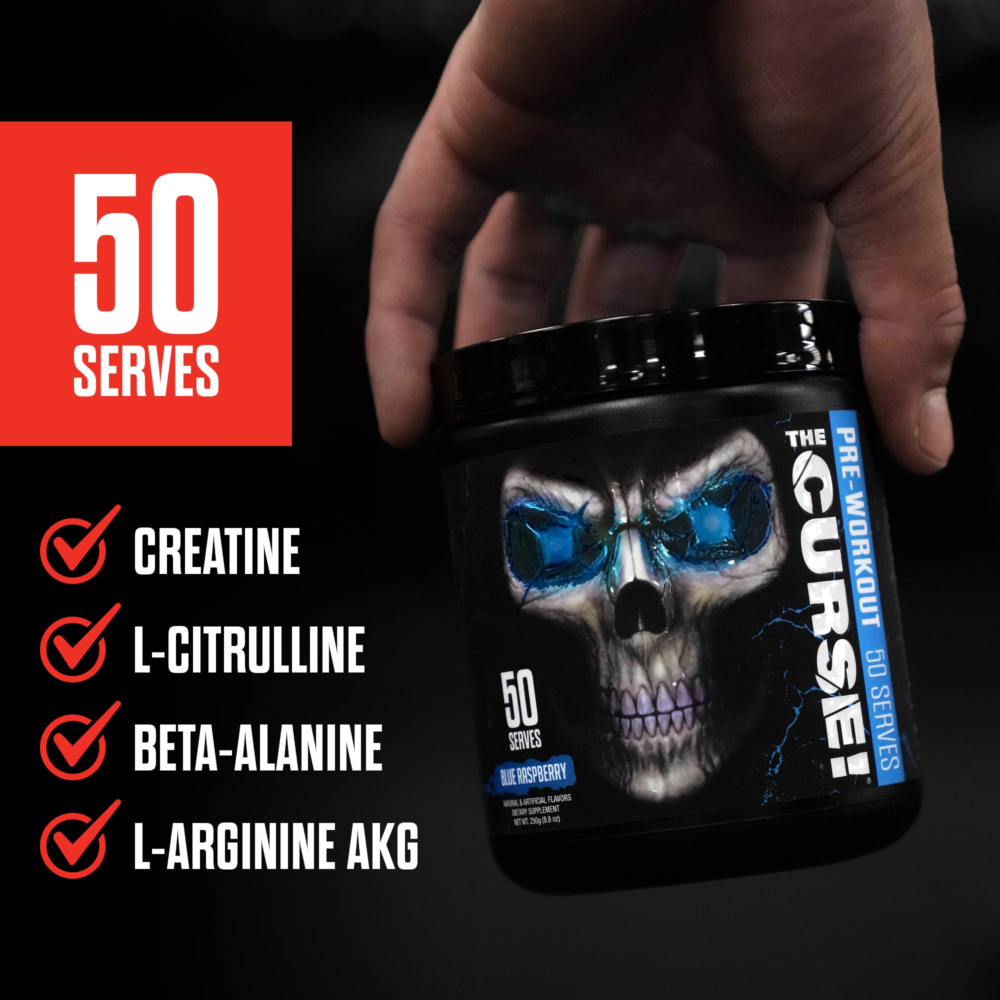 JNX SPORTS atleta en gimnasio tomando pre workout antes de entrenar